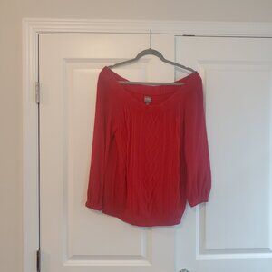 New York & Company Red Sweater – Size Large, Gently Worn